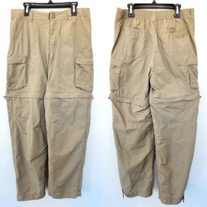 REI Co-op Women's Classic Sahara Convertible Nylon Hiking Pants Tan Size 6 Petit
